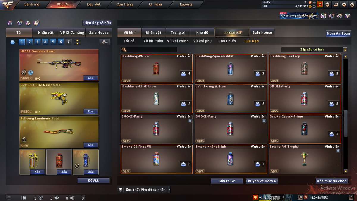 shop acc cf uy tin gia re